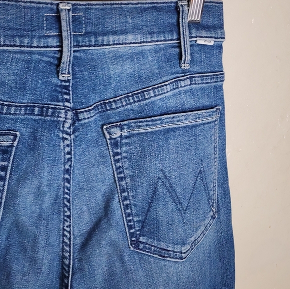 Mother Denim Blue Distressed Women's Jeans - Picture 3 of 7